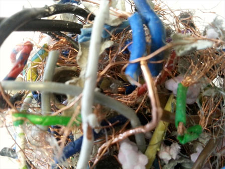 shredded cables